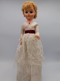 Doll with Lace Dress and Accessories