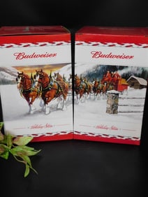 Budweiser 2010 Holiday Stein Set with Original Boxes