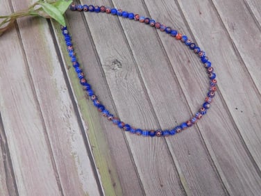 AFRICAN TRADE BEADS ROCK STONE LAPIDARY SPECIMEN