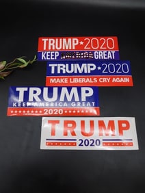 Trump 2020 Political Bumper Sticker Lot