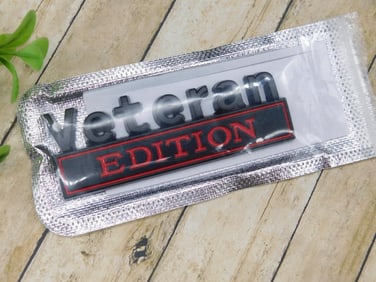 Veteran Edition Emblem Badge in Packaging
