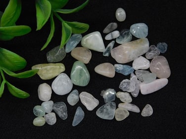 Collection of Polished and Raw Gemstones