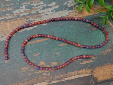 AFRICAN TRADE BEADS ROCK STONE LAPIDARY SPECIMEN