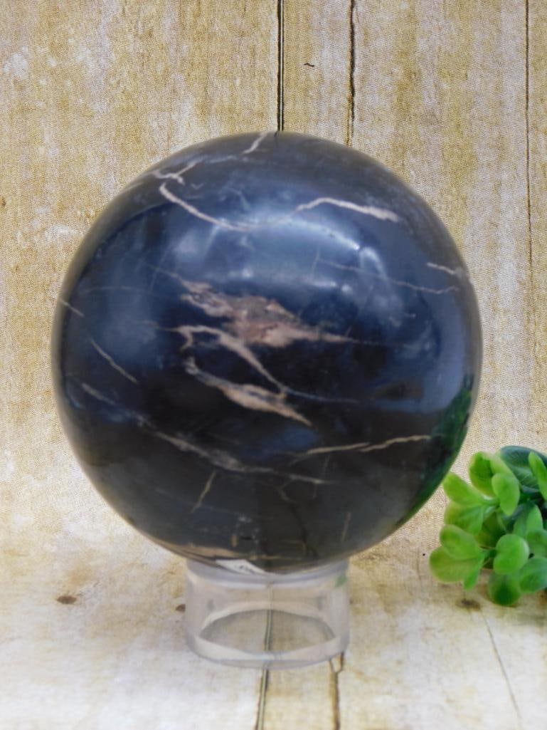 PETRIFIED WOOD SPHERE ROCK STONE LAPIDARY SPECIMEN: PETRIFIED WOOD SPHERE ROCK STONE LAPIDARY SPECIMEN