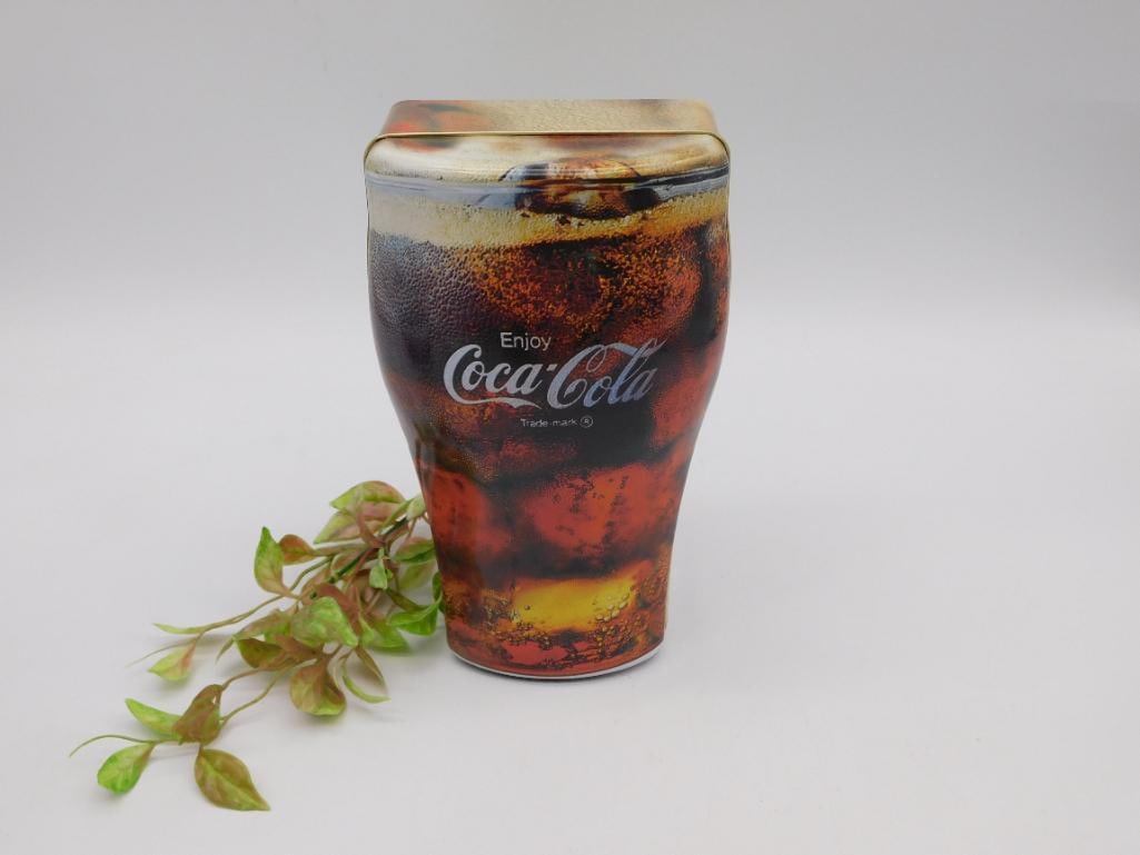 COCA-COLA COKE ADVERTISING TIN: COCA-COLA COKE ADVERTISING TIN