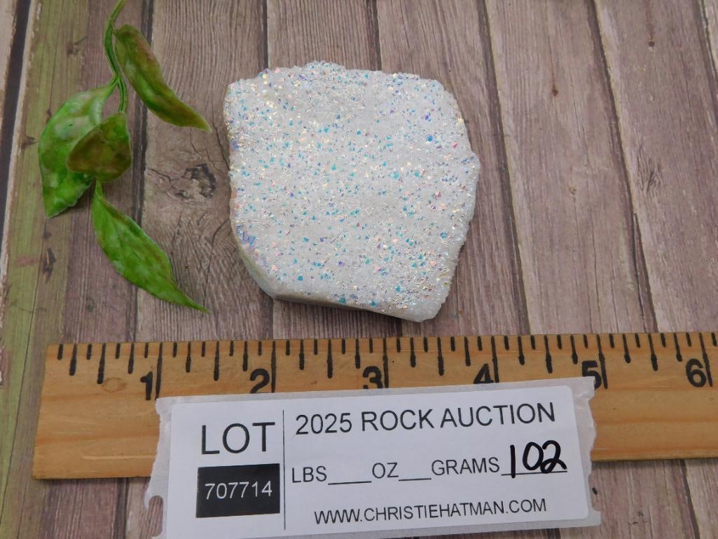 Sparkling White Druzy Quartz Specimen - 2