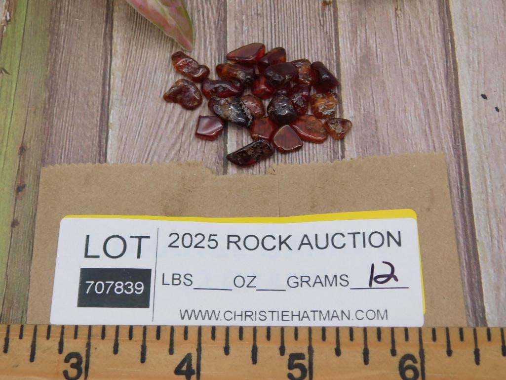 Orange Garnet Gemstones - 3