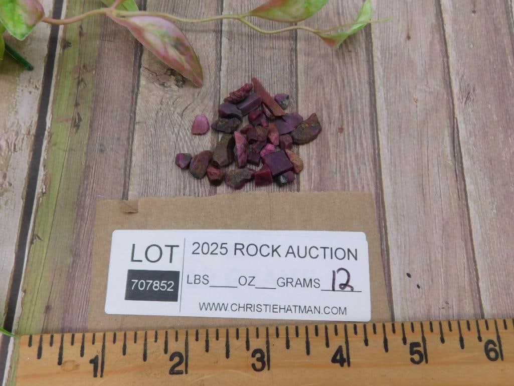 Raw Ruby Pieces - 3