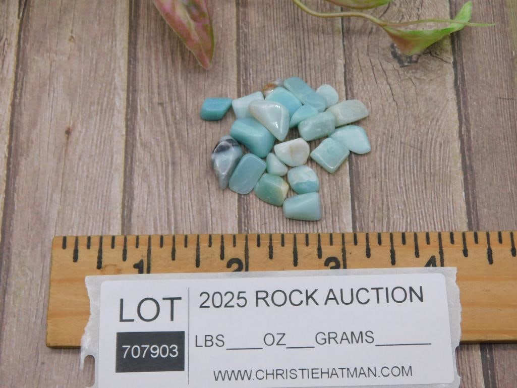 Mixed Amazonite Gemstones - 3