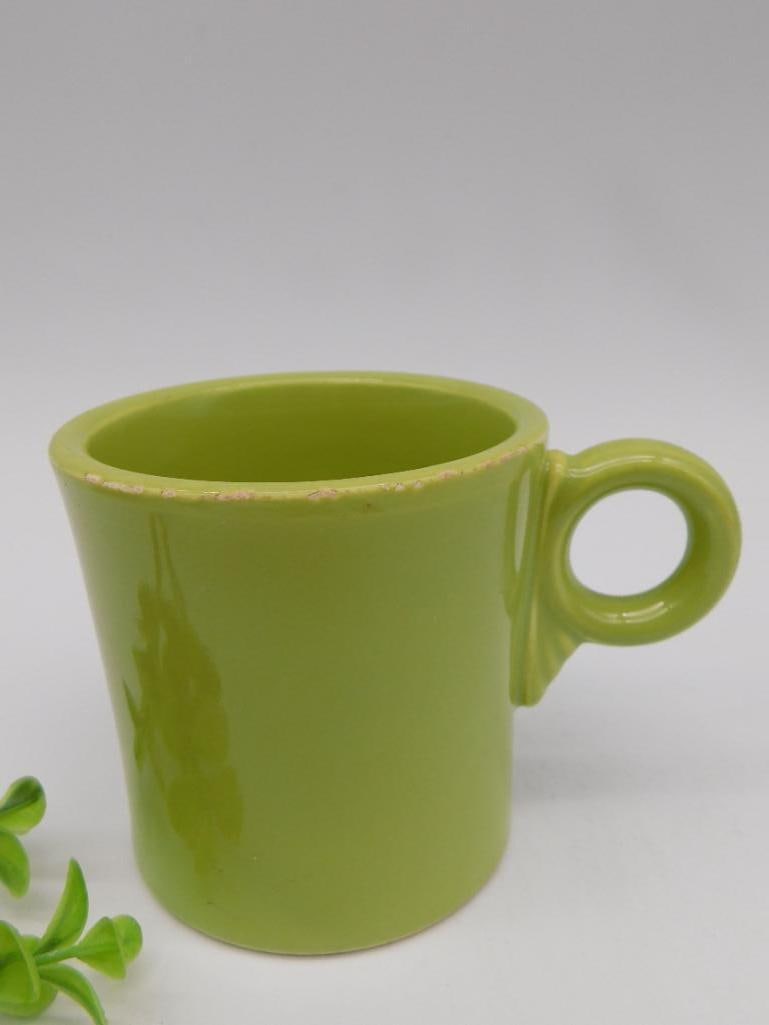 FIESTA WARE GREEN TOM AND JERRY MUG VINTAGE ANTIQUE: FIESTA WARE GREEN TOM AND JERRY MUG VINTAGE ANTIQUE