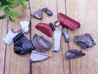 FORDITE MOTOR CITY AGATE ROCK STONE LAPIDARY SPECIMEN