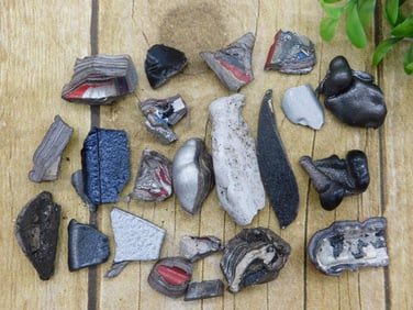 FORDITE MOTOR CITY AGATE ROCK STONE LAPIDARY SPECIMEN