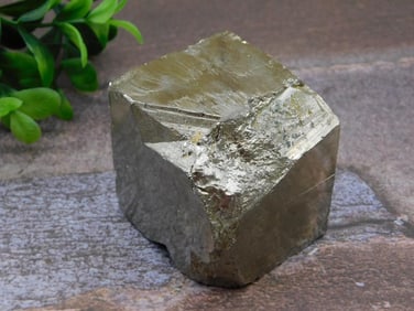 NATURAL FORMATION PYRITE CUBE ROCK STONE LAPIDARY SPECIMEN