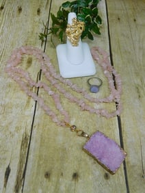 MIXED JEWELRY LOT ROCK STONE LAPIDARY SPECIMEN