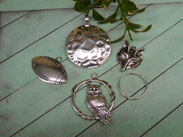 MIXED PENDANTS ROCK STONE LAPIDARY SPECIMEN