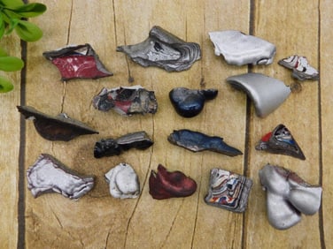 FORDITE MOTOR CITY AGATE ROCK STONE LAPIDARY SPECIMEN