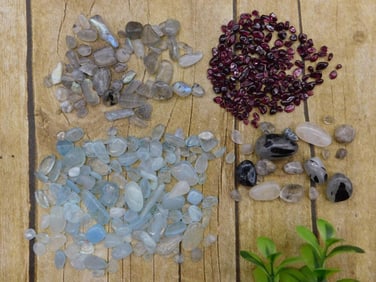 MIXED GEMSTONES ROCK STONE LAPIDARY SPECIMEN