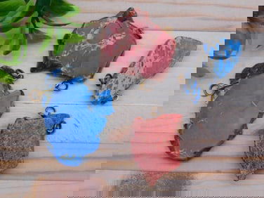 IMPRESSION JASPER PENDANTS ROCK STONE LAPIDARY SPECIMEN