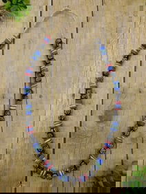 AFRICAN TRADE BEADS ROCK STONE LAPIDARY SPECIMEN