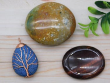 MIXED LOT ROCK STONE LAPIDARY SPECIMEN