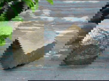 NATURAL FORMATION SPANISH PYRITE CUBE ROCK STONE LAPIDARY SPECIMEN