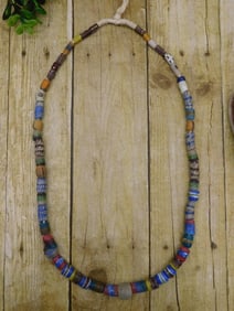 AFRICAN TRADE BEADS ROCK STONE LAPIDARY SPECIMEN