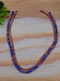 AFRICAN TRADE BEADS ROCK STONE LAPIDARY SPECIMEN