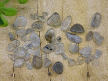 TOURMALATED QUARTZ ROCK STONE LAPIDARY SPECIMEN