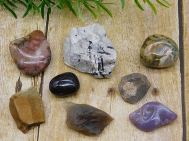 MIXED LOT ROCK STONE LAPIDARY SPECIMEN