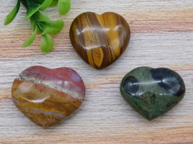 STONE HEARTS ROCK STONE LAPIDARY SPECIMEN