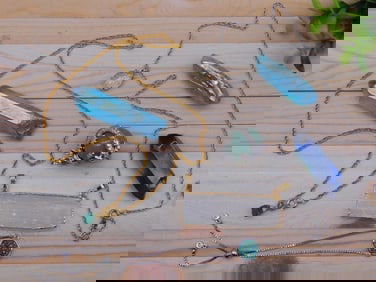 MIXED JEWELRY LOT ROCK STONE LAPIDARY SPECIMEN