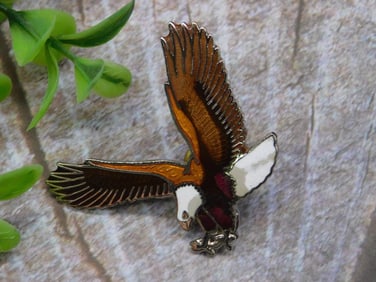 EAGLE PIN VINTAGE ANTIQUE