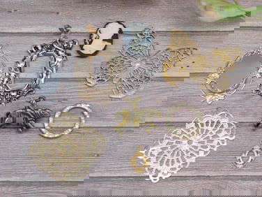 MIXED PENDANT LOT ROCK STONE LAPIDARY SPECIMEN