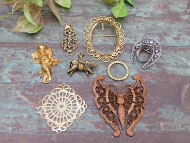 MIXED PENDANT LOT ROCK STONE LAPIDARY SPECIMEN