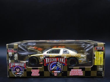 NASCAR 50th Anniversary Gold Car Collectible NIB