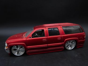 Dub City Red Die-Cast SUV Model with Custom Details