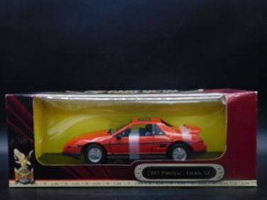 1985 Pontiac Fiero GT Die-Cast Model, 1:18 Scale