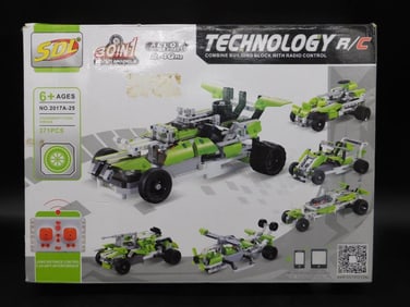 SDJ Technology RC Combine Building Block Set