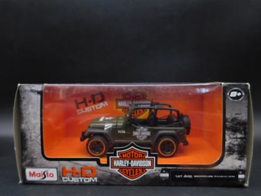 Maisto Harley-Davidson 1:27 Jeep Wrangler Die-Cast Model