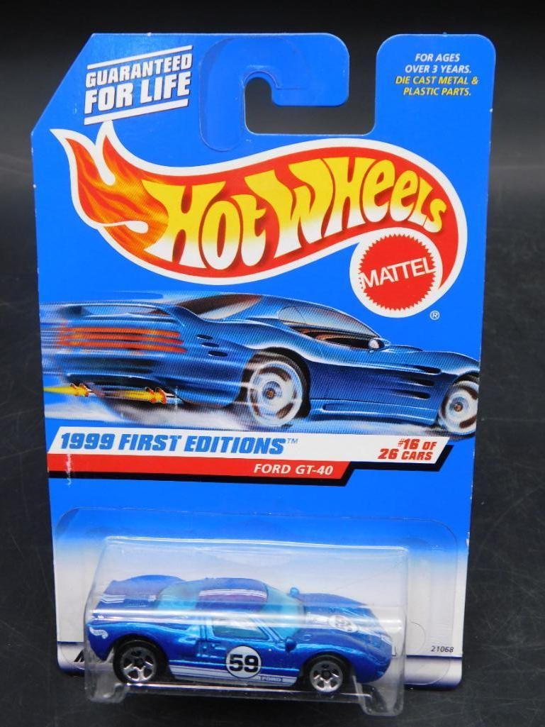 1999 Hot Wheels First Editions Ford GT-40 Die-Cast Car (1 of 4)