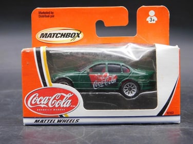 Matchbox Coca-Cola Mattel Wheels Car in Original Packaging