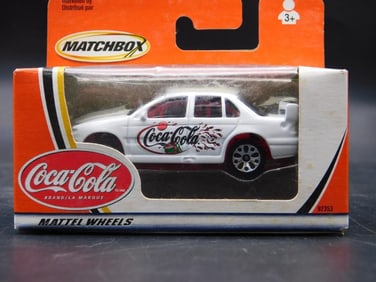 Matchbox Coca-Cola-Branded Die-Cast Car in Packaging