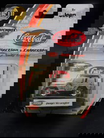 1998 Matchbox Coca-Cola Jeep Wrangler Die-Cast Car