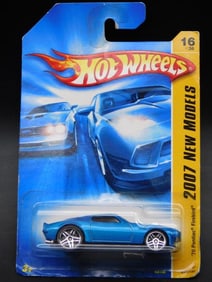 Hot Wheels 2007 New Models 70 Pontiac Firebird Blue
