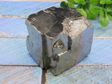 NATURAL FORMATION SPANISH PYRITE CUBE ROCK STONE LAPIDARY SPECIMEN