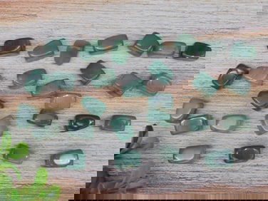 STONE BEADS ROCK STONE LAPIDARY SPECIMEN