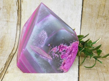 AGATE POINT ROCK STONE LAPIDARY SPECIMEN