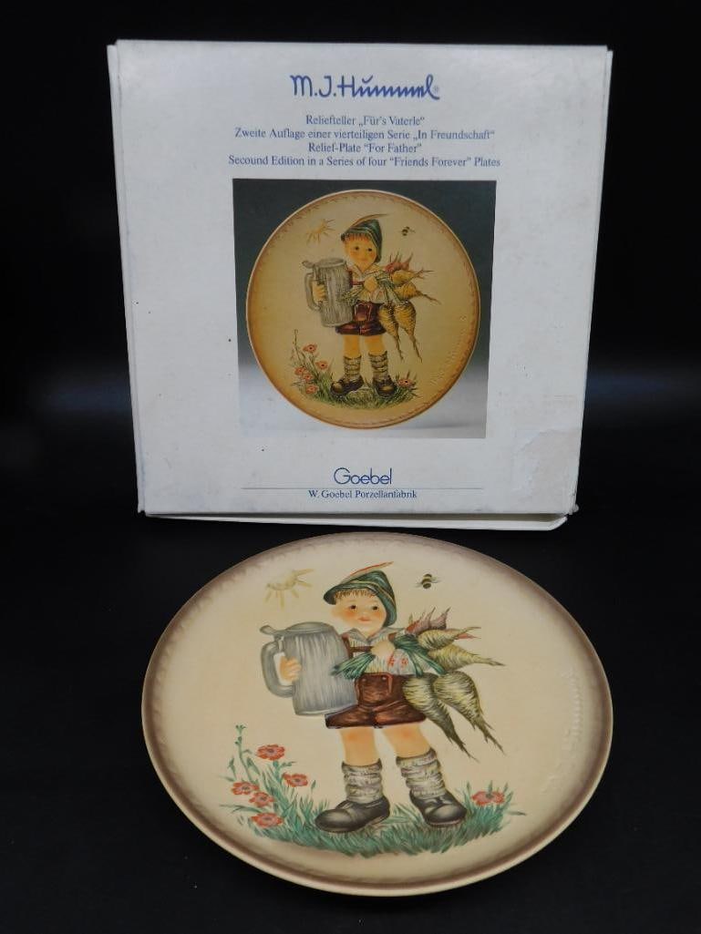 HUMMEL GOEBEL FOR FATHER COLLECTORS PLATE VINTAGE ANTIQUE: HUMMEL GOEBEL FOR FATHER COLLECTORS PLATE VINTAGE ANTIQUE
