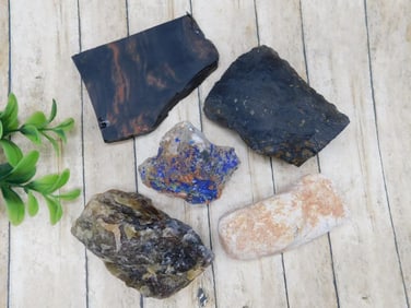 MIXED LOT ROCK STONE LAPIDARY SPECIMEN