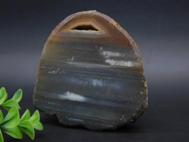 WATER LEVEL AGATE ROCK STONE LAPIDARY SPECIMEN